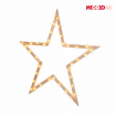 Gwiazda zawieszana świąteczna łatwy demontaż ModoStar 139cm IMPREGNAT eko