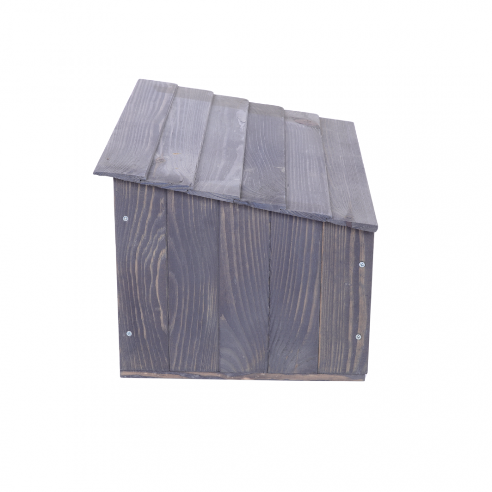 Domek dla jeża L dom ogrodowy drewniany impregnat zima schronienie trwały