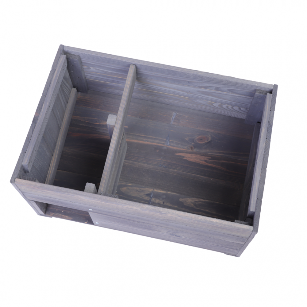 Domek dla jeża S budka drewniana ogrodowa impregnat miseczka i sianko eko