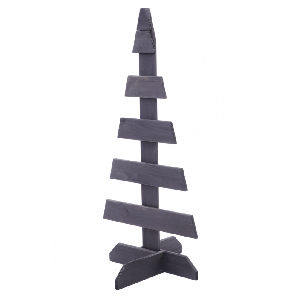 Choinka drewniana stojąca 80x37cm IMPREGNAT eko ozdoba świąteczna