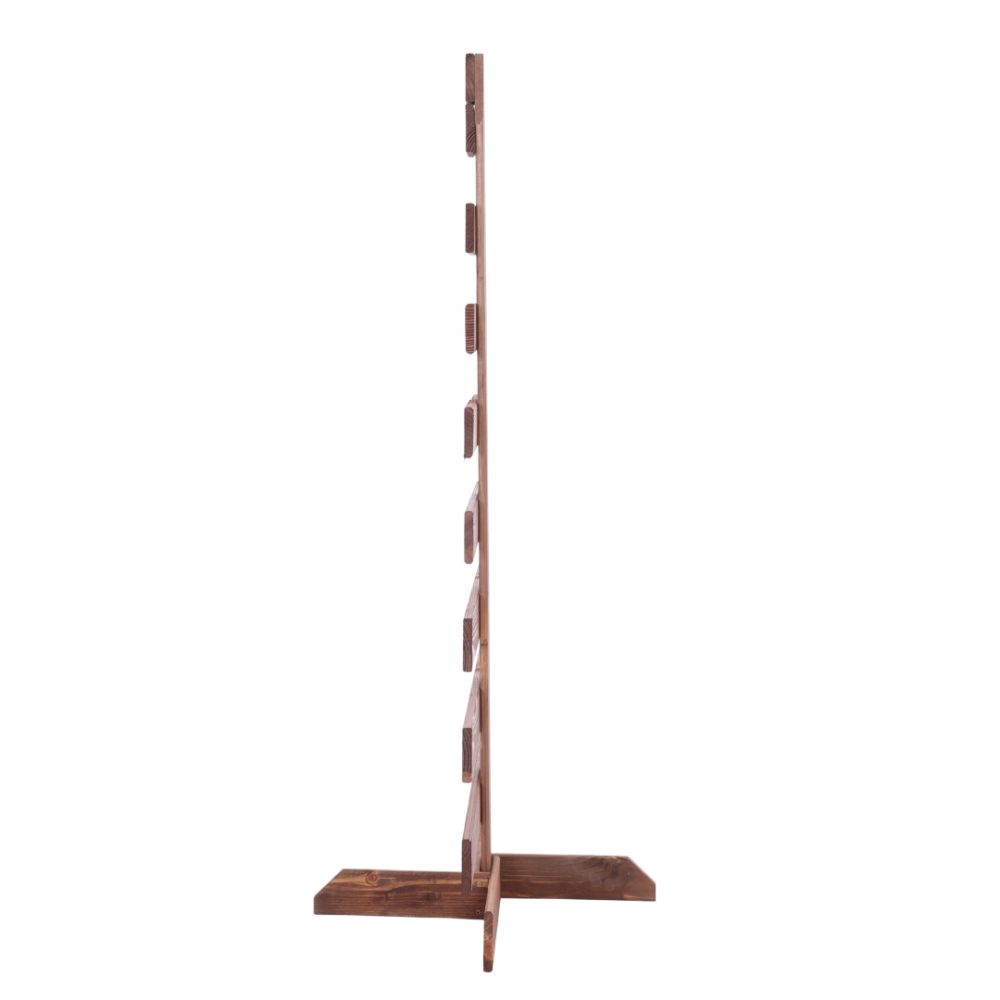 Choinka drewniana stojąca 118x57,4cm IMPREGNAT eko ozdoba świąteczna