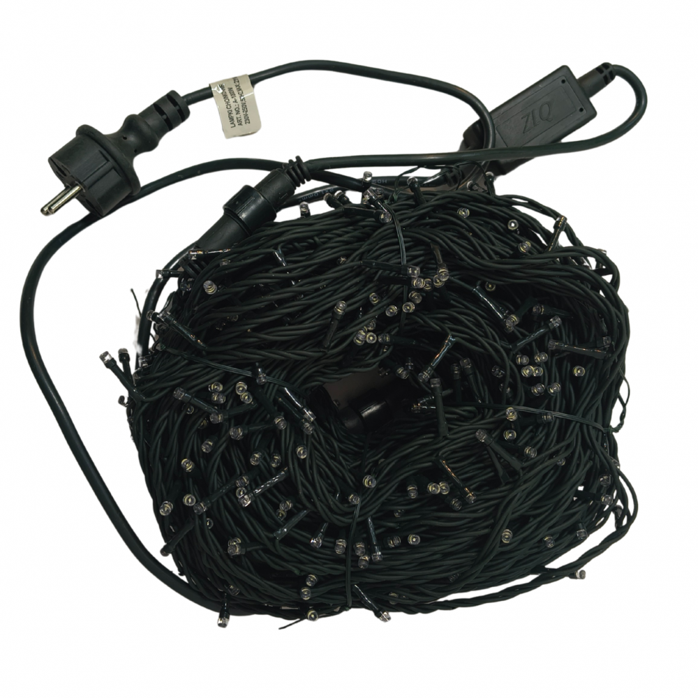 Lampki choinkowe 1000 LED flash biały zimny zewnętrzne wewnętrzne