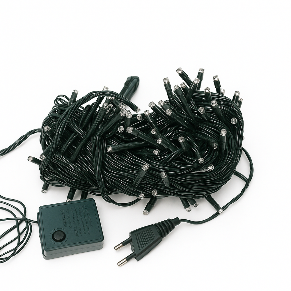 Lampki choinkowe 200 LED multikolor zewnętrzne wewnętrzne