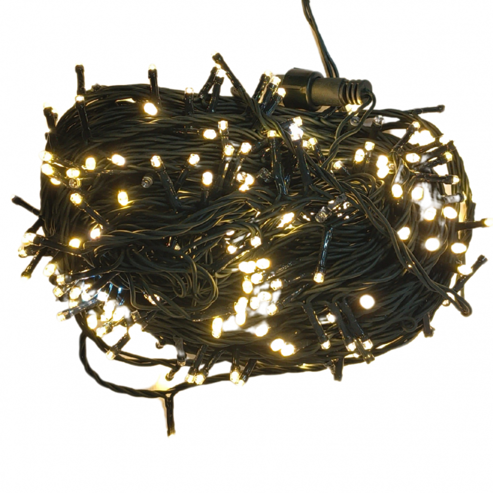 Lampki choinkowe 500 LED flash biały ciepły zewnętrzne wewnętrzne