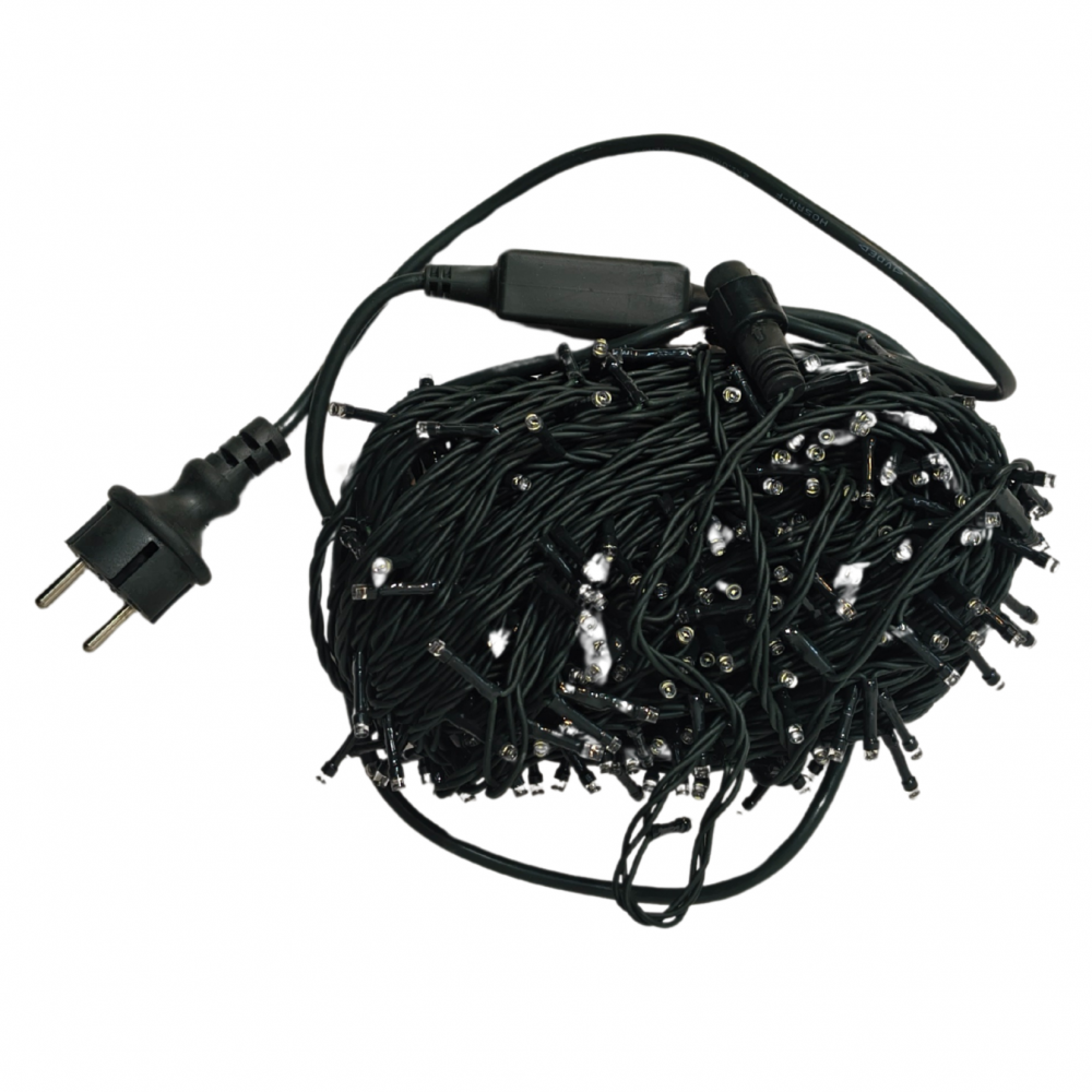 Lampki choinkowe 500 LED flash biały zimny zewnętrzne wewnętrzne