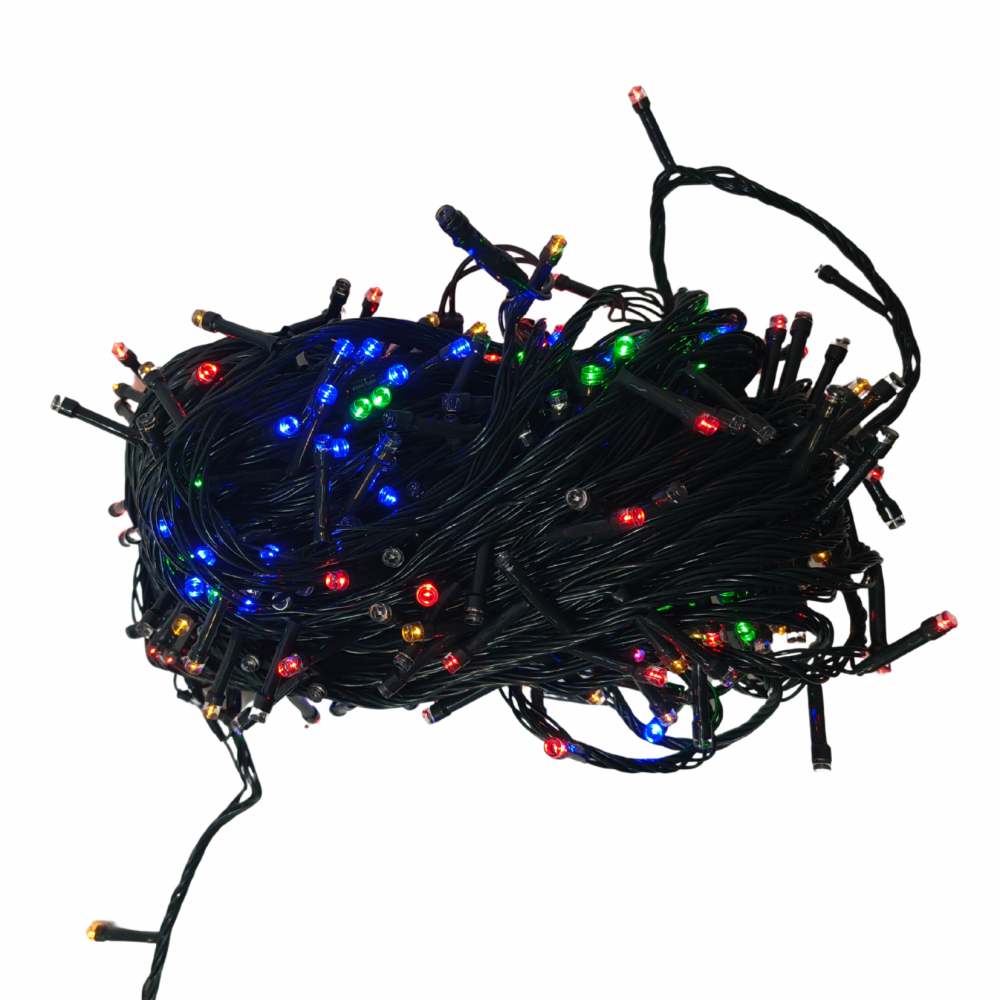 Lampki choinkowe 500 LED multikolor zewnętrzne wewnętrzne