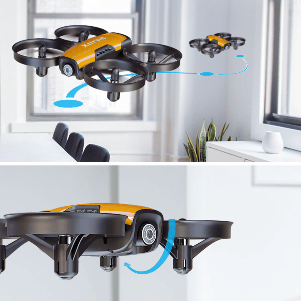 DRON VIVI XERALL MINI KAMERA HD 720p FPV WiFi APLIKACJA AUTO START BATERIE