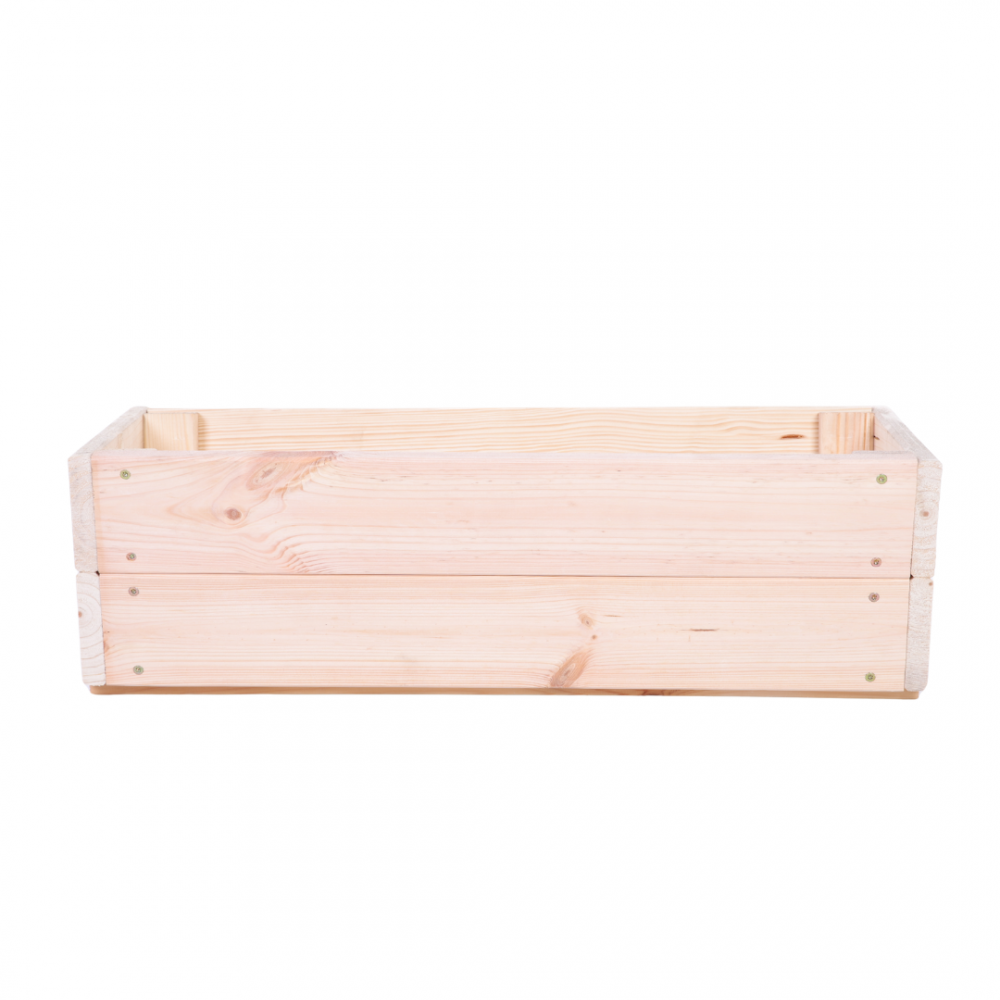 Doniczka drewniana na parapet donica na kwiaty doniczka sosnowa 19x60x30