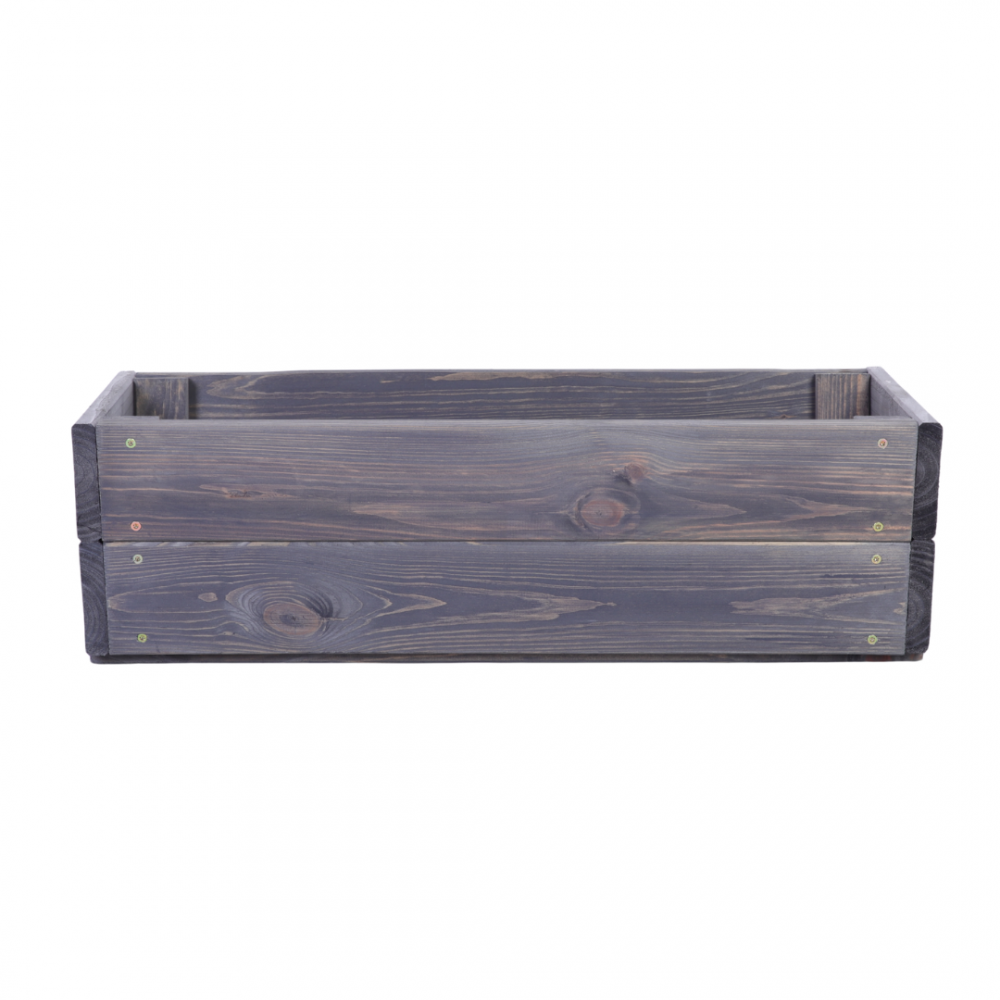 Osłonka drewniana na parapet doniczka na kwiaty donica impregnat 19x60x30