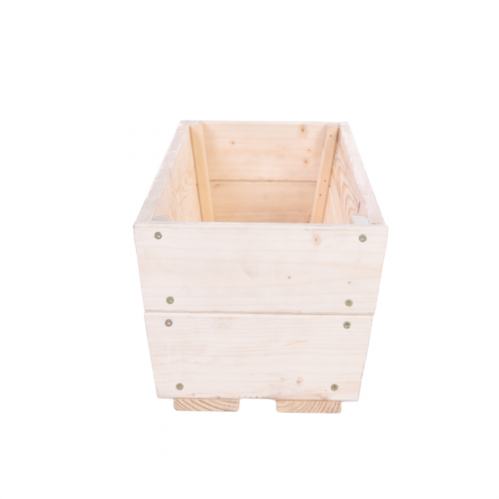 Doniczka balkonowa doniczka drewniana na kwiaty donica na parapet 19x80x30