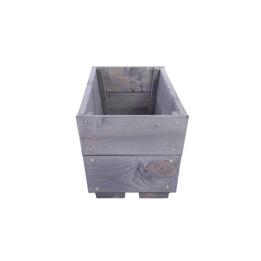 Osłonka drewniana na doniczkę doniczka na parapet donica impregnat 19x80x30