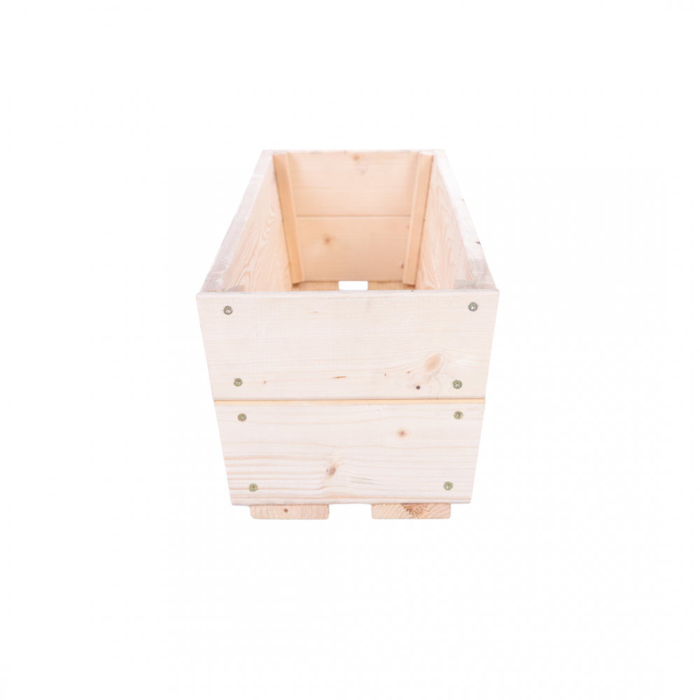 Donica drewniana na parapet korytko balkonowe na kwiaty impregnat 19x100x30