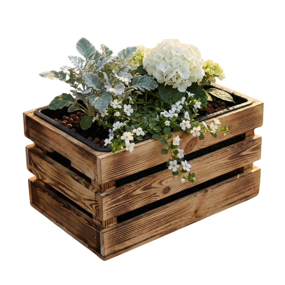 SKRZYNKA DREWNIANA POJEMNIK PUDEŁKO PREZENT ORGANIZER 40X30CM PRODUCENT