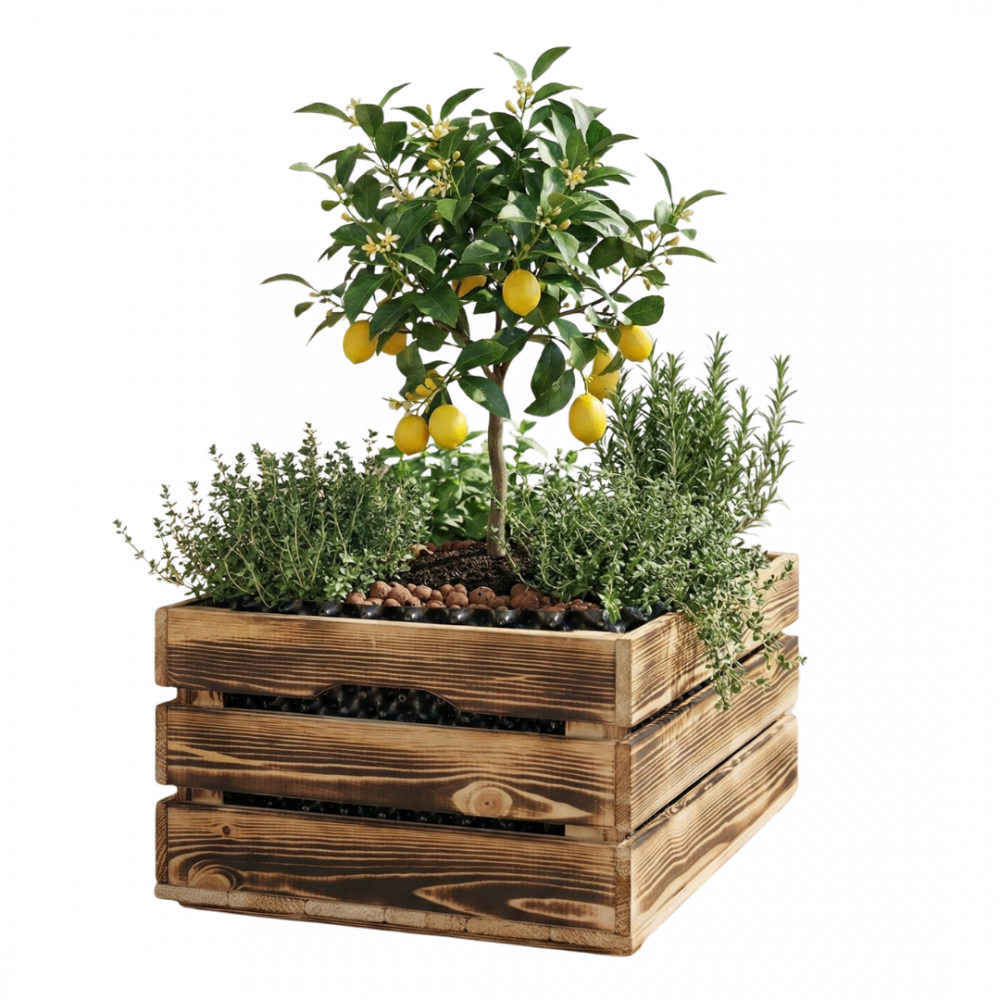 SKRZYNKA DREWNIANA POJEMNIK PUDEŁKO ORGANIZER PREZENT 60X40CM PRODUCENT