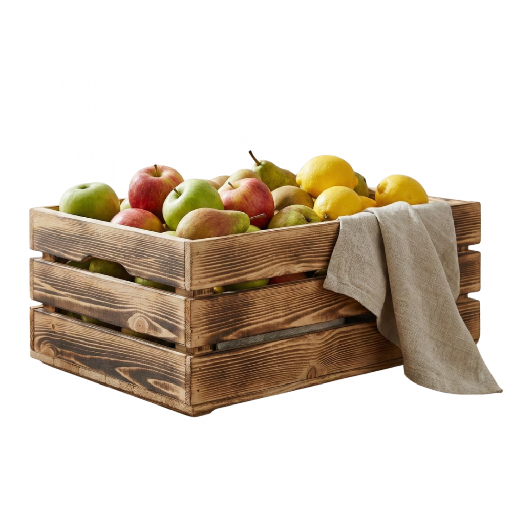 SKRZYNKA DREWNIANA POJEMNIK PUDEŁKO ORGANIZER PREZENT 60X40CM PRODUCENT