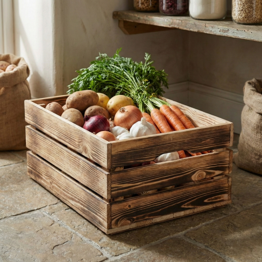 SKRZYNKA DREWNIANA POJEMNIK PUDEŁKO ORGANIZER PREZENT 60X40CM PRODUCENT