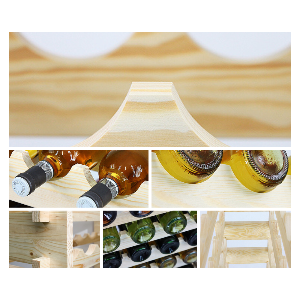 Stojak na alkohol szafka regał na wino butelki MODUŁOWY 72 but TRWAŁY