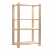 REGAŁ DREWNIANY NA KSIĄŻKI DO SPIŻARNI STOJAK 174X80X49 cm 150kg na półkę