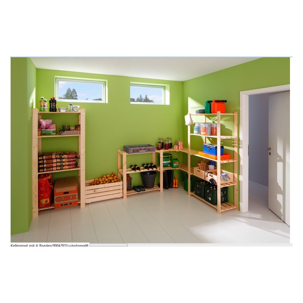 REGAŁ DREWNIANY NA KSIĄŻKI DO SPIŻARNI STOJAK 174X80X49 cm 150kg na półkę