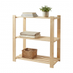 REGAŁ DREWNIANY NA KSIĄŻKI DO SPIŻARNI SOSNOWY 3 PÓŁKI 90X85X38cm PRODUCENT
