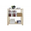 REGAŁ DREWNIANY NA KSIĄŻKI DO SPIŻARNI SOSNOWY 3 PÓŁKI 90X85X38cm PRODUCENT
