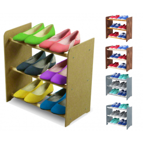 STOJAK NA BUTY REGAŁ NA OBUWIE SZAFKA 3 PÓŁKI 45CM WYPRZEDAŻ PRODUCENT