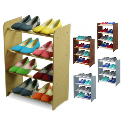 SZAFKA NA BUTY STOJAK NA OBUWIE REGAŁ 4 PÓŁKI 45CM WYPRZEDAŻ PRODUCENT