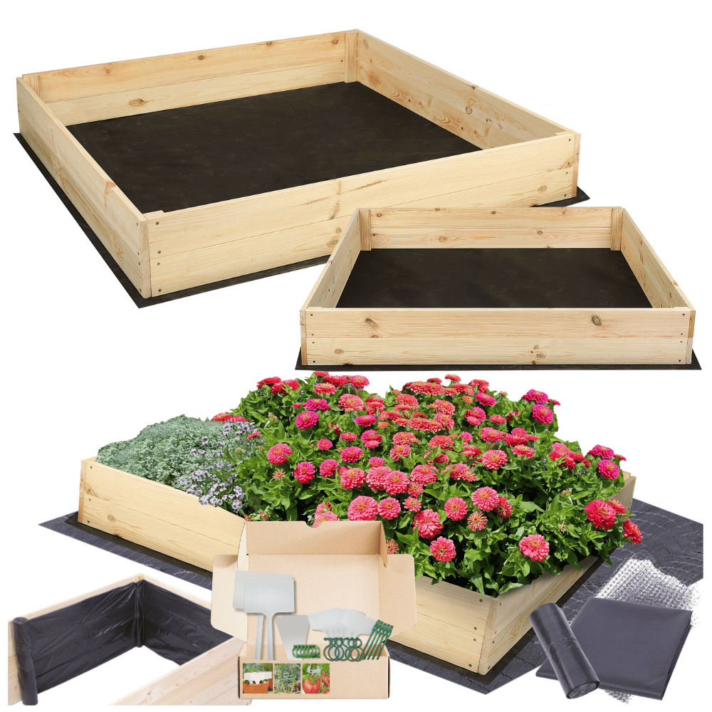 Podwyższona skrzynia warzywniak inspekt donica grządka 18x120x120