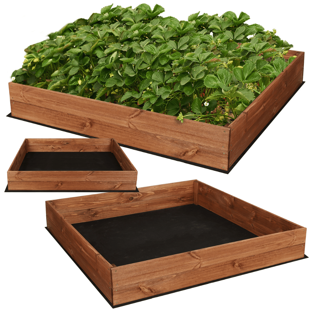 Grządka podwyższona skrzynia warzywniak inspekt donica impregnat 18x120x120