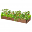Podwyższona grządka skrzynia warzywniak inspekt donica impregnat 18x160x80