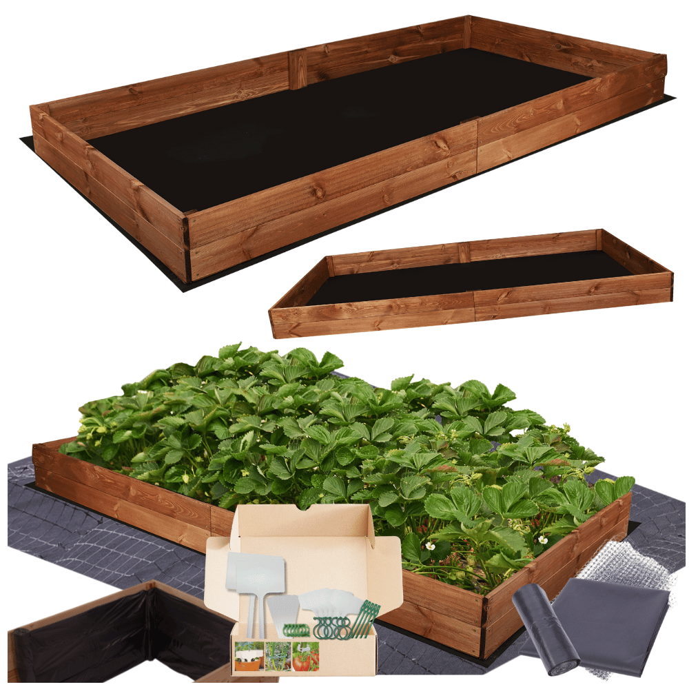 Grządka podwyższona impregnat skrzynia warzywniak inspekt donica 18x200x100