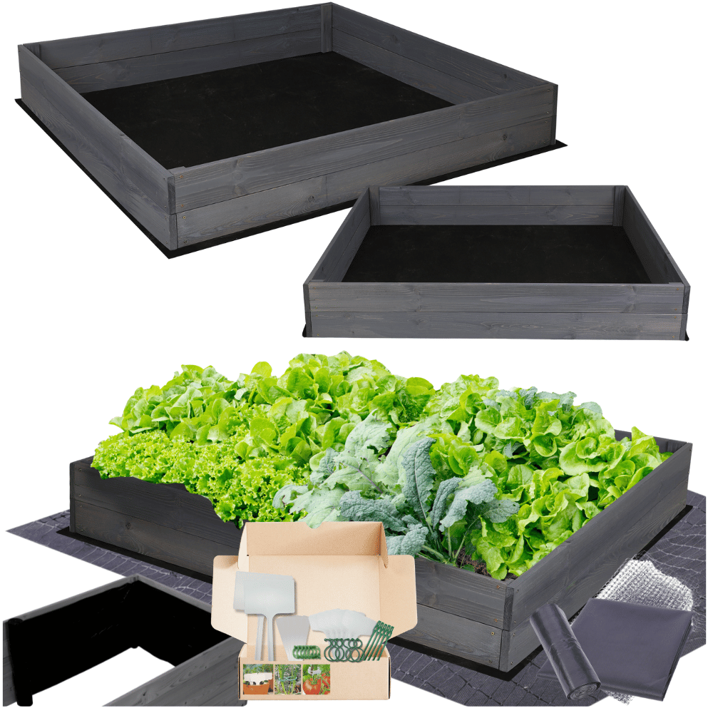 Podwyższona grządka warzywniak skrzynie inspekt donica impregnat 18x100x100