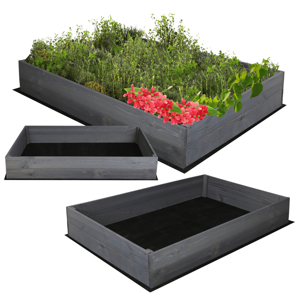 Podwyższona grządka warzywniak skrzynia inspekt donica impregnat 18x120x80