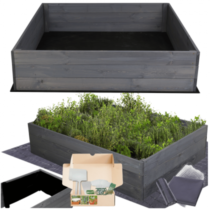 Grządka podwyższona impregnat skrzynie warzywniak donice inspekt 27x100x100