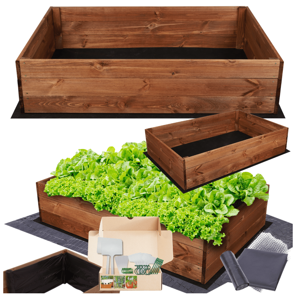 Podwyższona grządka impregnat skrzynia warzywniak zielnik donica 27x120x80
