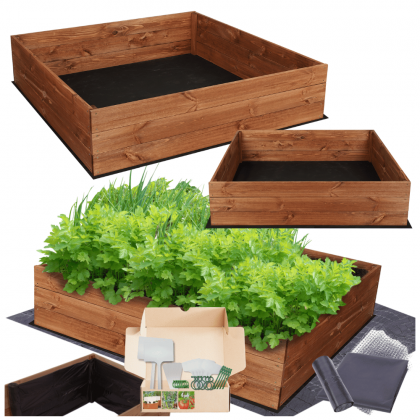 Skrzynie impregnat warzywniak inspekt donica grządka podwyższona 27x120x120