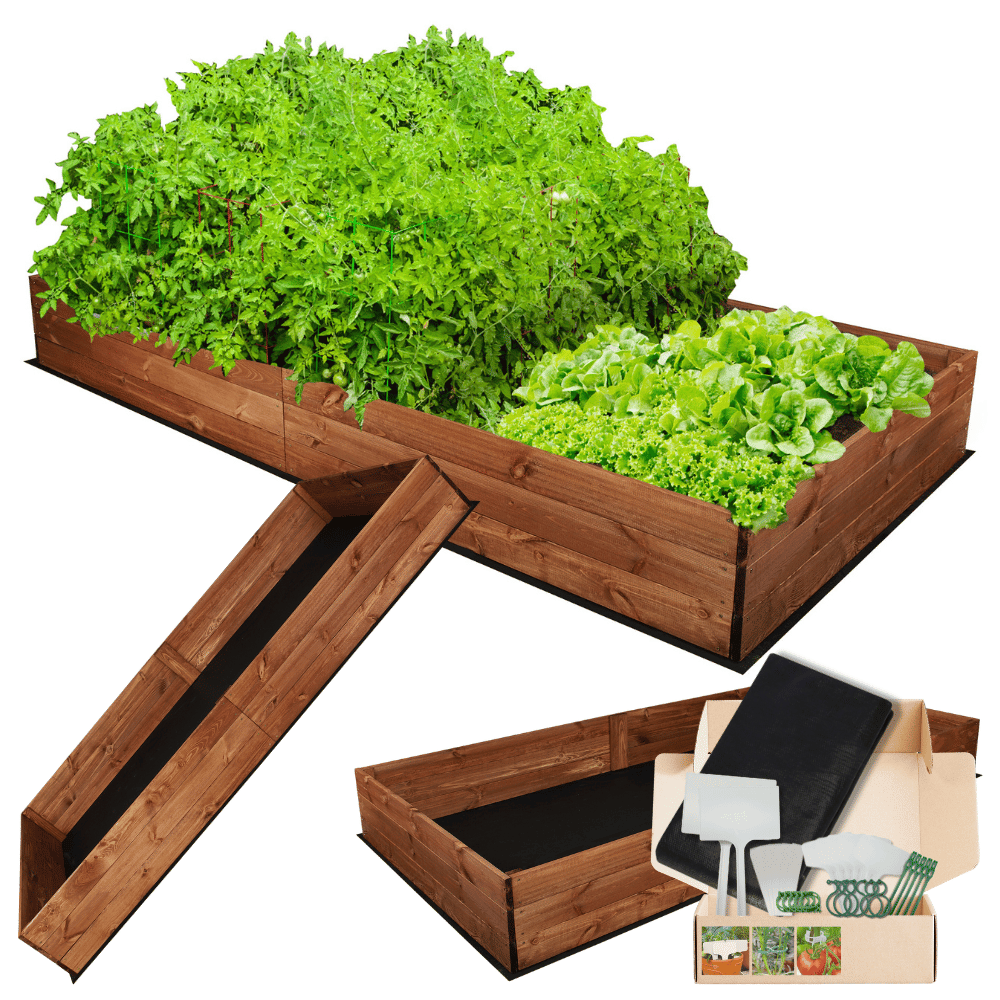 Grządka podwyższona warzywniak inspekt donica zielnik impregnat 27x160x120