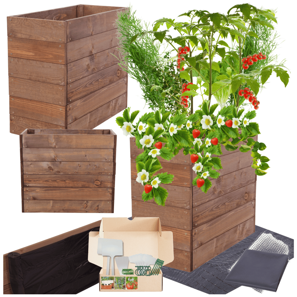 Donica warzywniak skrzynia inspekt grządka podwyższona impregnat 54x60x30