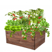 Grządka podwyższona warzywniak skrzynia inspekt donica impregnat 54x120x90