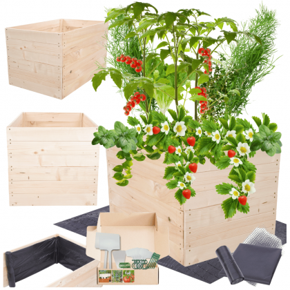 Inspekt donica warzywniak skrzynia grządka podwyższona impregnat 54x90x60