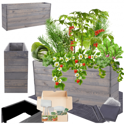 Donica warzywniak skrzynia inspekt grządka podwyższona impregnat 54x120x30