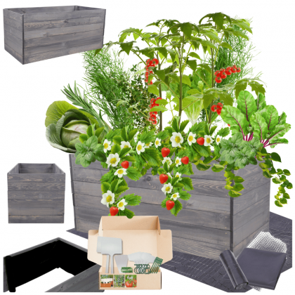 Warzywnik skrzynie inspekt donica grządka podwyższona impregnat 54x120x80