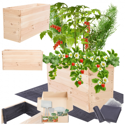 Inspekt donica warzywniak skrzynia grządka podwyższona impregnat 45x90x30