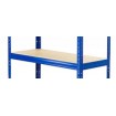 Półka niebieska 90x30 regał metalowy Helios 175kg