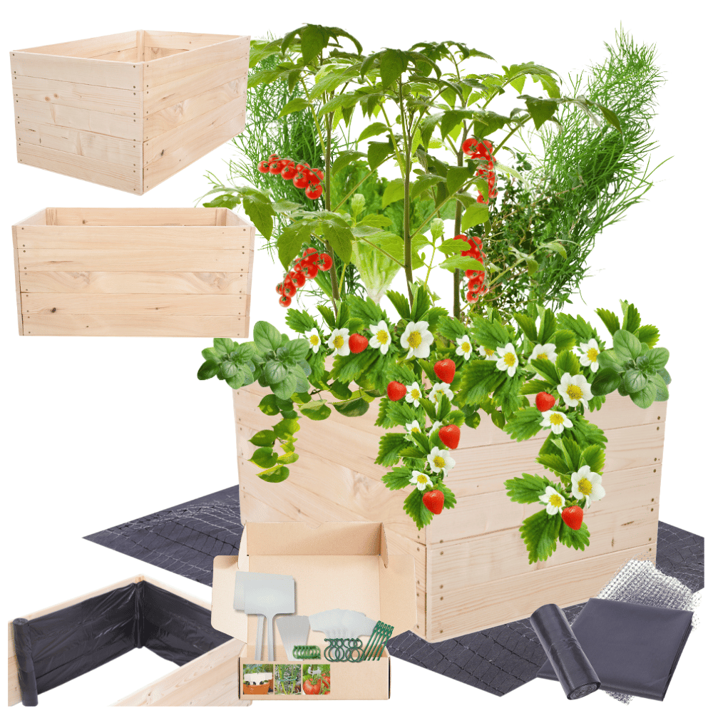 Donica warzywniak skrzynia inspekt grządka podwyższona impregnat 45x90x60