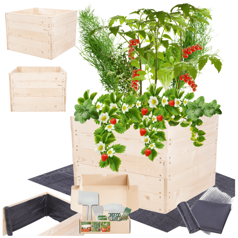 Inspekt donica warzywniak skrzynia grządka podwyższona impregnat 45x90x90