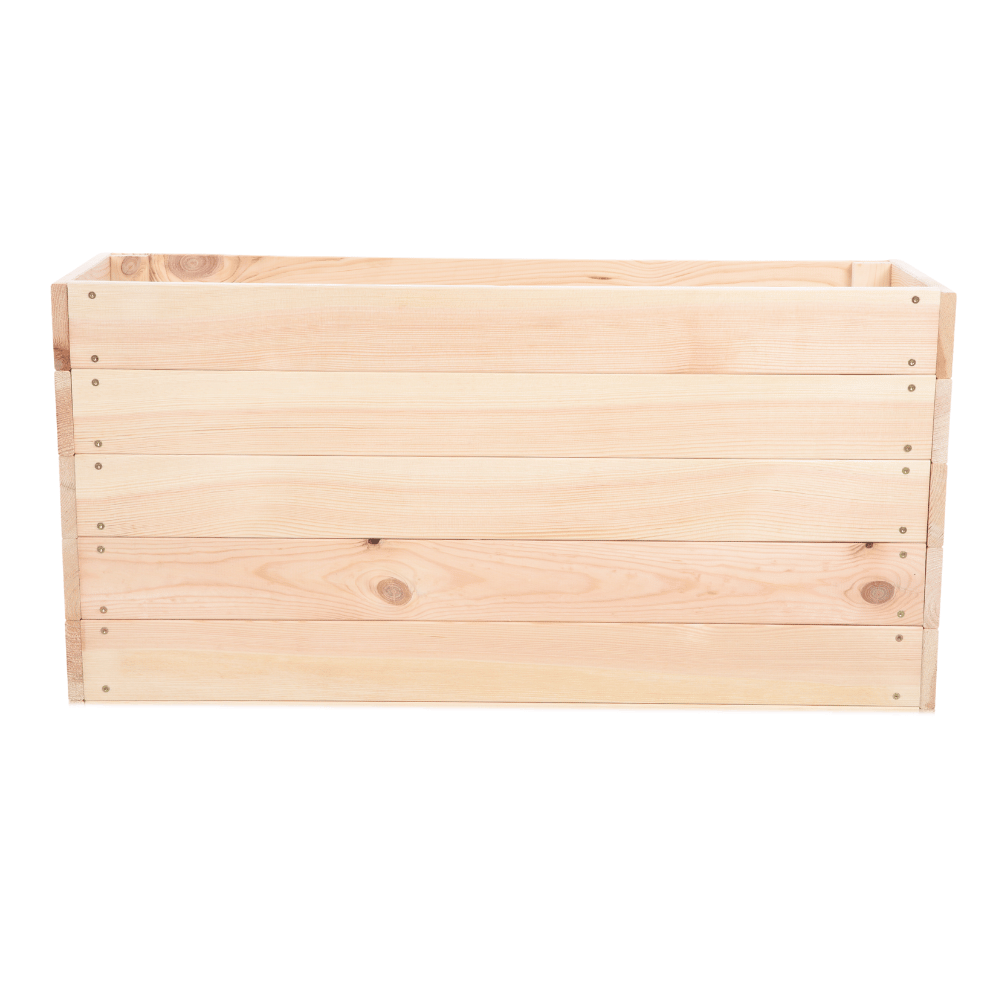 Podwyższona grządka warzywnik drewniany skrzynie inspekt donica 45x100x60