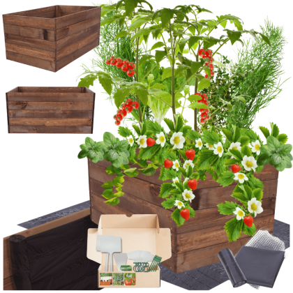 Warzywniak grządka podwyższona skrzynia inspekt donica impregnat 45x100x80