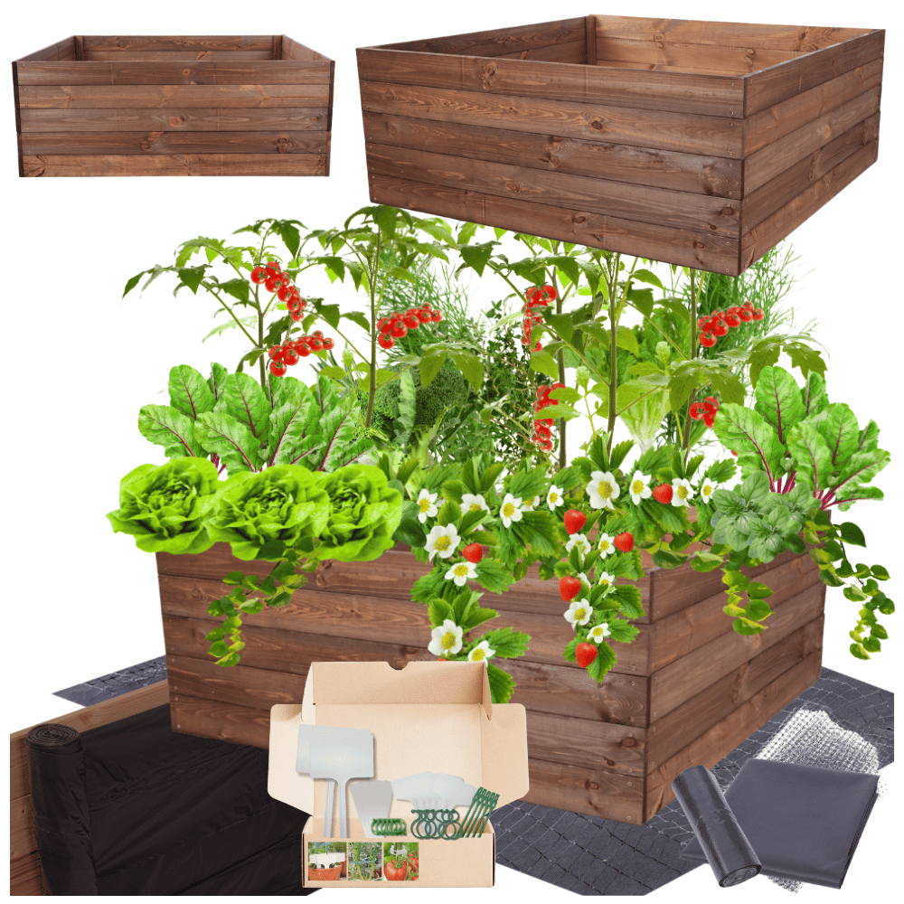 Warzywniak grządka podwyższona skrzynia inspekt donica impregnat 45x100x100