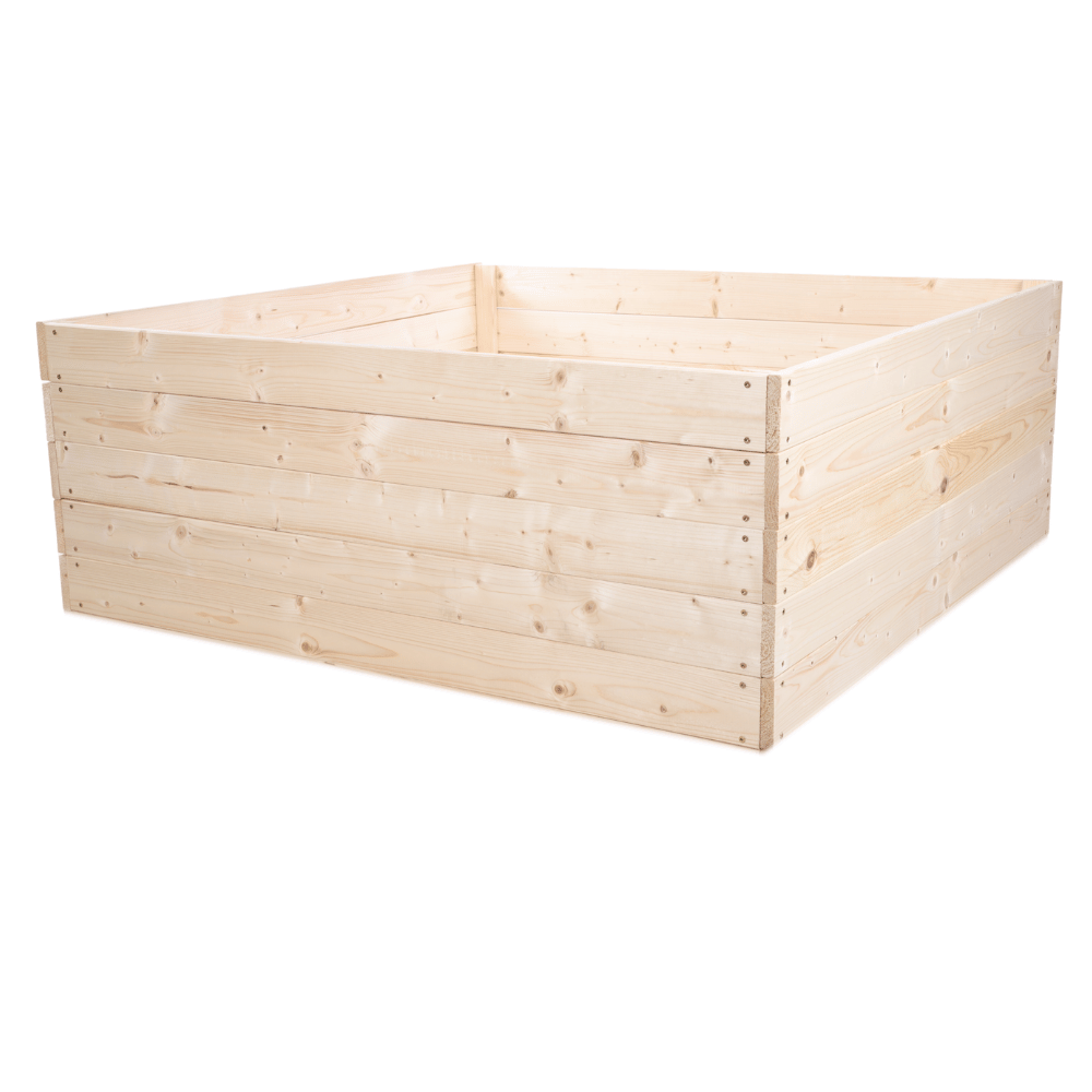 Grządka podwyższona warzywniak drewniany skrzynia inspekt donica 45x100x100